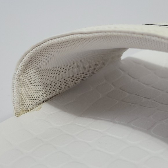 Lacoste Croco Slide Sandals Men’s Size 14 White Black main image 9